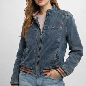 Big Rock Canyon Girls Lined Blue Denim Jacket. Sz 6/7. NWT